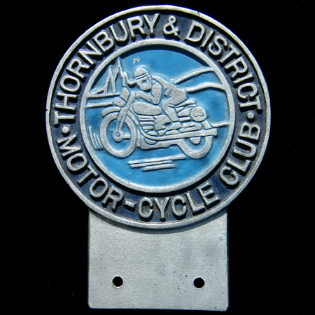 Thornbury & District Motor Cycle Club Car Badge