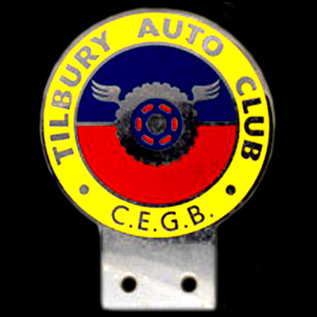 Tilbury Auto ClubCentral Electricity Generating Board Car Badge