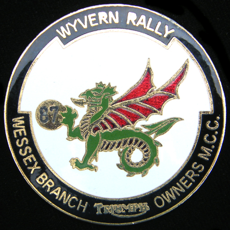 Wyvern Rally pin badge