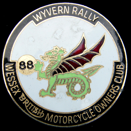 Wyvern Rally pin badge