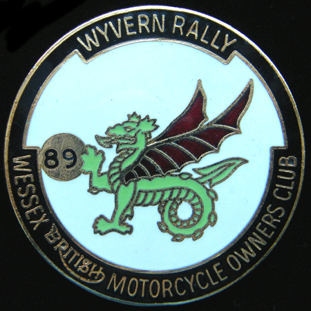 Wyvern Rally pin badge