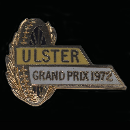 Ulster Grand Prix 1972 Lapel Badge