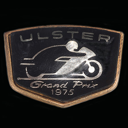 Ulster Grand Prix 1975 Lapel Badge