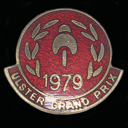 Ulster Grand Prix 1979 Lapel Badge