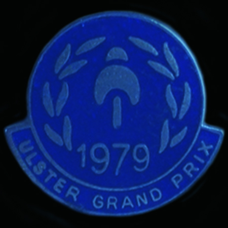 Ulster Grand Prix 1979 Lapel Badge