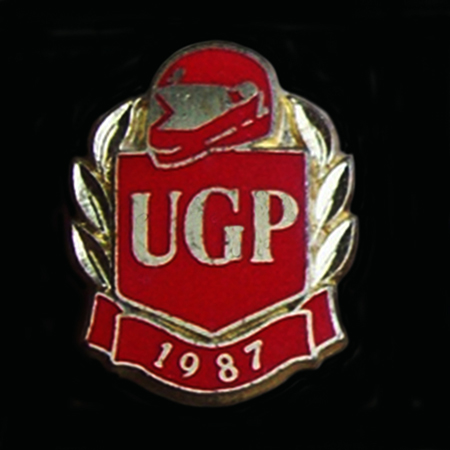 Ulster Grand Prix 1987 Lapel Badge