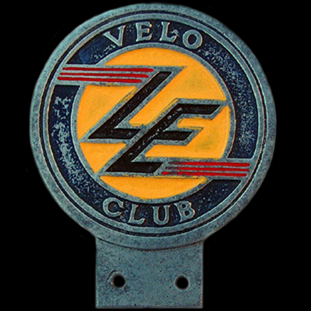 L E Velo Club Car Badge