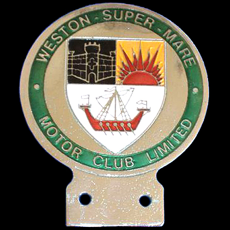 Weston - Super - Mare Motor Club Car Badge