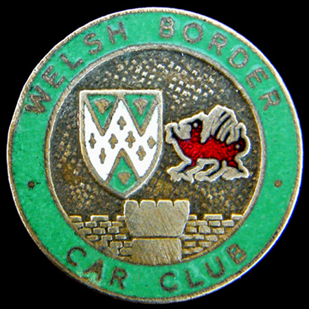 Welsh Border Car Club Lapel Badge