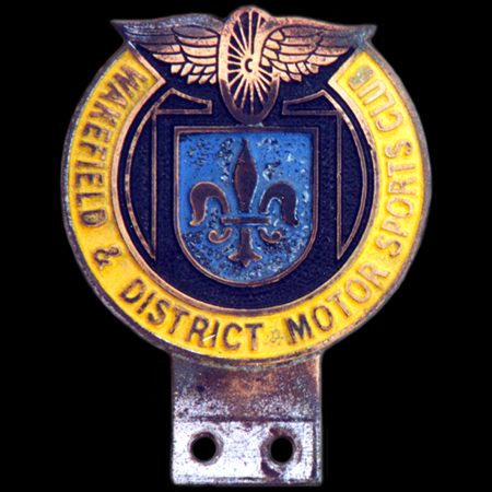 Wakefield & District Motor Sports Club Car Badge
