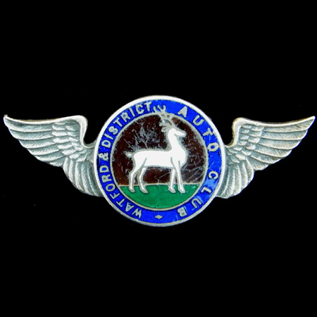 Watford & District Auto Club Lapel Badge