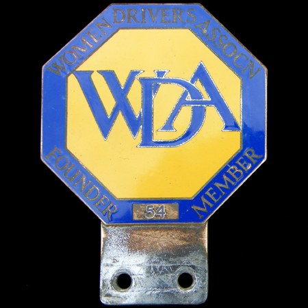 Women Drivers Association Founder Member Car Badge