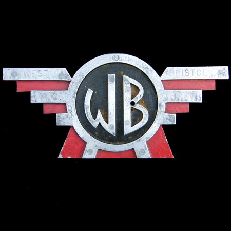  West Bristol Motor Cycle & Car Club Car Badge