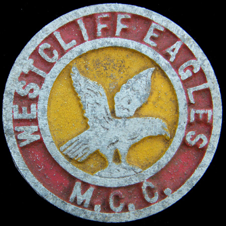 Westcliff Eagles Motor Cycle Club Car Badge