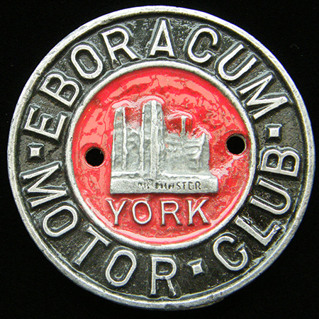 Eboracum Motor Club York  Car Badge