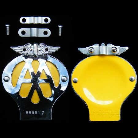 AA Windscreen support Car Badge