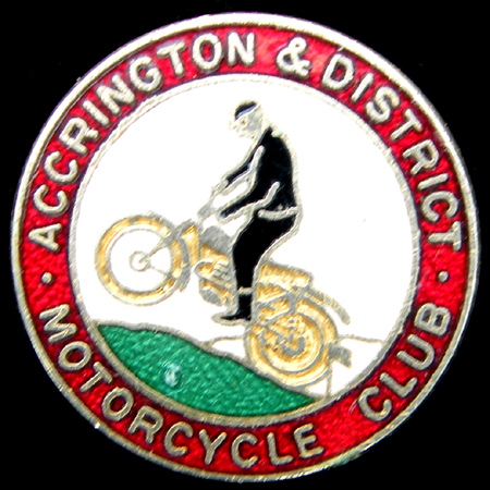 Accrington & District Motorcycle Club Lapel Badge