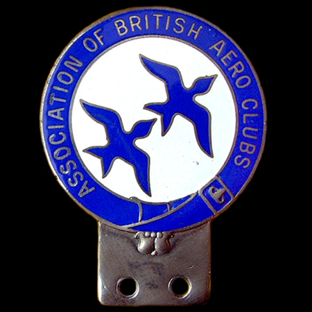Association of British Aero Clubs Car Badge