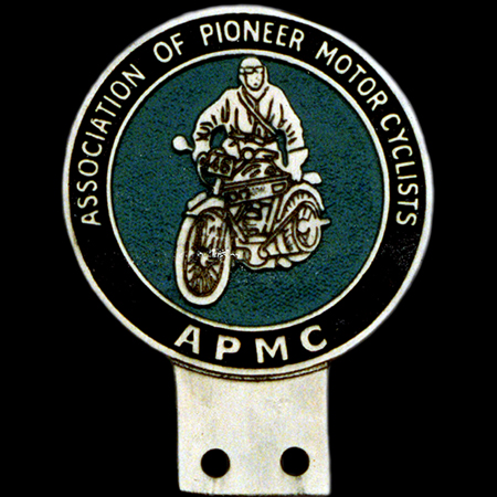 Association of Pioneer Motor Cyclists Car Badge 2