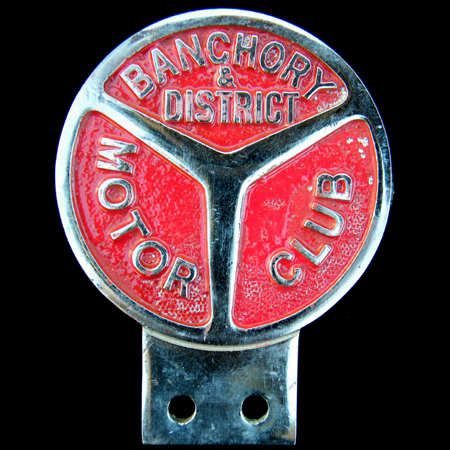 Banchory & District Motor Club Car Badge
