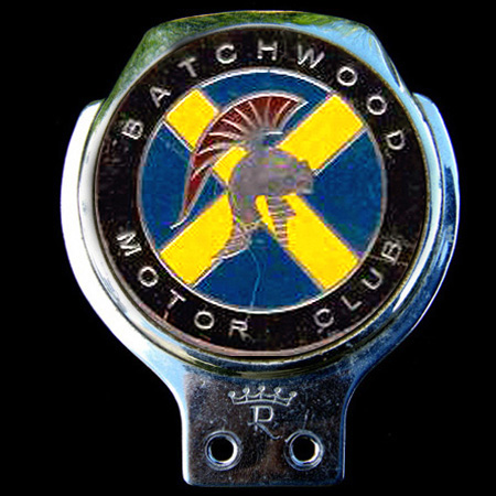 Batchwood Motor Club Car Badge