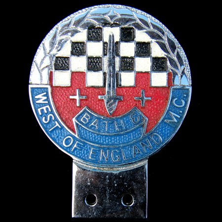 Bath & West of England Motor Club Car Badge