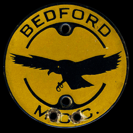 Bedford Motor Cycle Club Car Badge