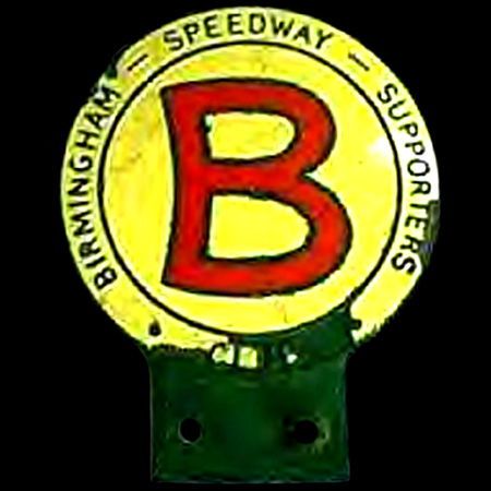 Birmingham Speedway Supporters Club Car Badge