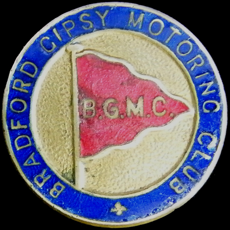 Bradford Gipsy Motoring Club Lapel Badge