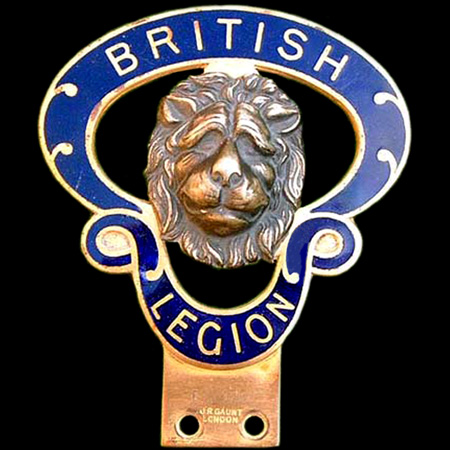 British Legion Car Badge 1