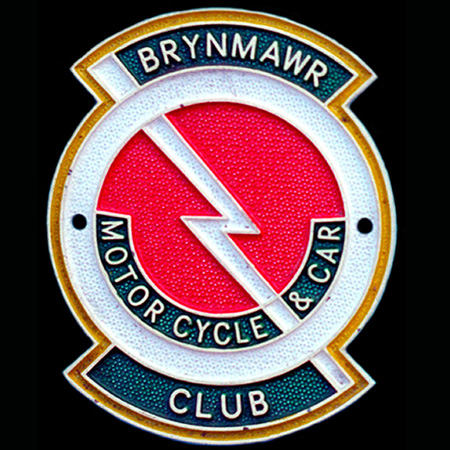 Brynmawr Motor Cycle & Car Club Car Badge