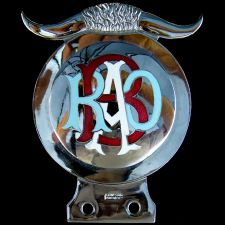 Royal Antediluvian Order of Buffaloes Car Badge