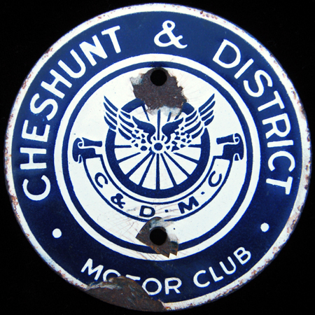 Cheshunt & District Motor Club Car Badge