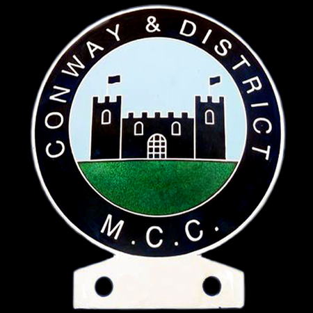 Conway & District M.C.C. Car Badge