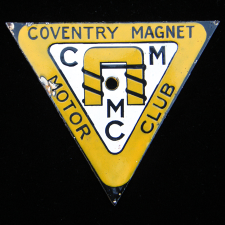 Coventry Magnet Motor Club Car Badge
