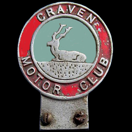 Craven Motor Club Car Badge