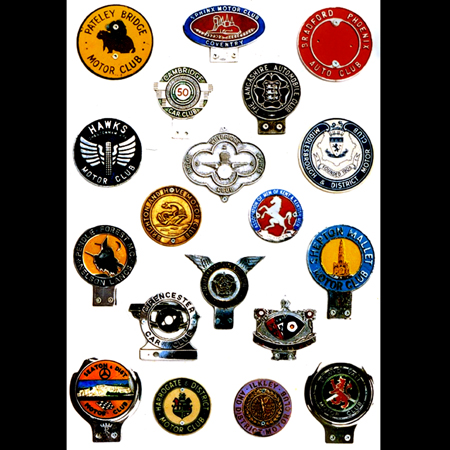 Display of  UK  District badges