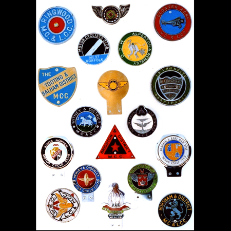 Display of  UK District badges