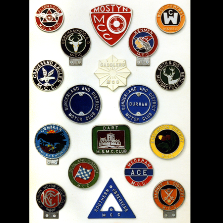 Display of Aluminium UK District badges