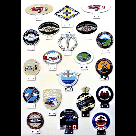 Display of  Morgan badges
