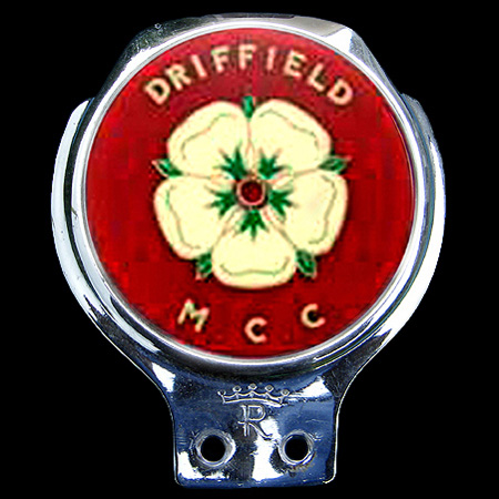 Driffield Motor Cycle Club Car Badge