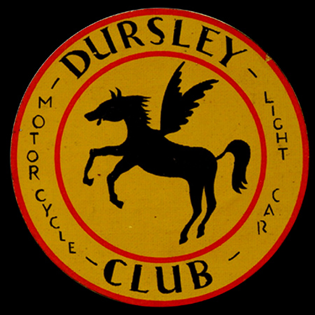 Dursley Motor Cycle Light Car Club Car Badge