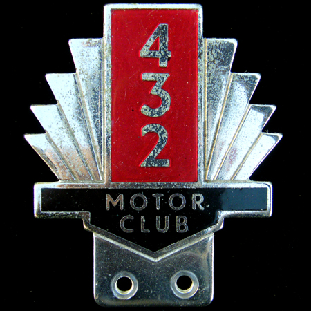 Four Three Two Motor Club (Solihull) Car Badge