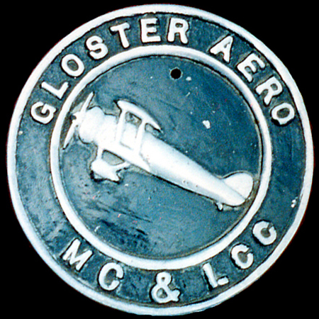 Gloster Aero Motor Cycle & Light Car Club Car Badge