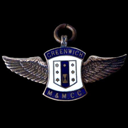 Greenwich Motor & Motor Cycle Club LapelBadge
