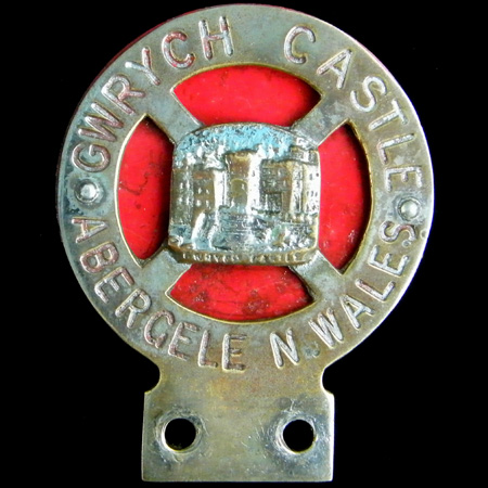 Gwrych Castle Abercele N. Wales Car Badge