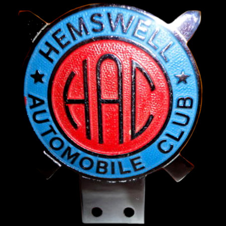 Hemswell Automobile Club Car Badge
