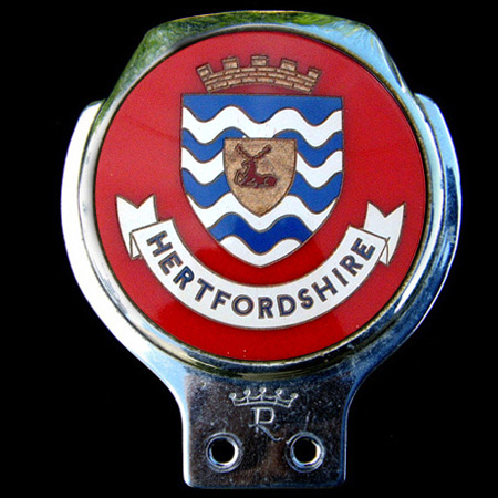 Hertfordshire Car Badge
