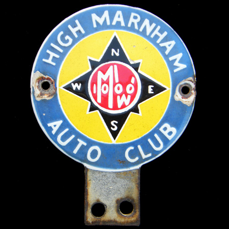 High Marnham Auto Club Car Badge