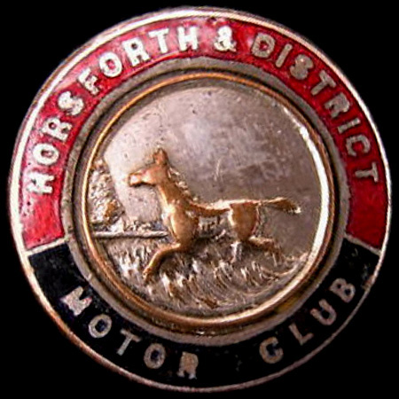 Horsforth & District Motor Club Lapel Badge